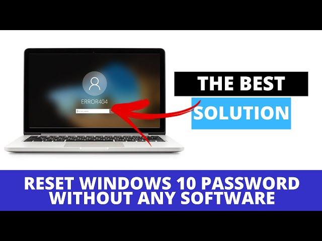 Reset Forgotten Password In Windows 10 Without Losing Data (2023)