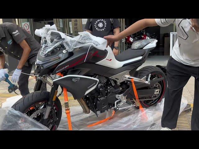 Unboxing the new 2024 CFMOTO 800nk & first impression & review| cf moto450srs |#cfmoto #800nk