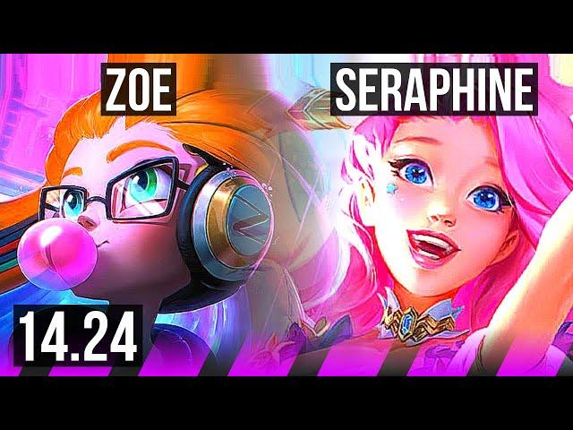 ZOE & Caitlyn vs SERAPHINE & Miss Fortune (SUP) | KR Diamond | 14.24