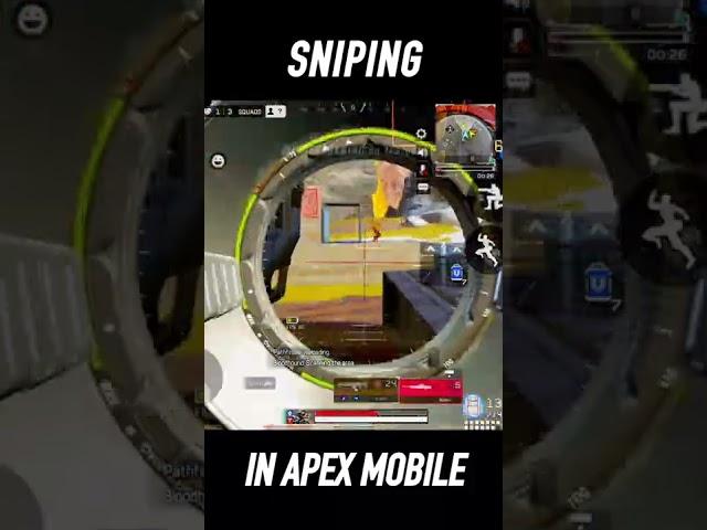 "PUBGM LEGEND" Tryed "APEX LEGEND" SNIPING! #Shorts