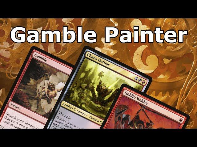 ARE YOU FEELING LUCKY?  Gamble Painter from Eternal Weekend!  (Legacy MTG)