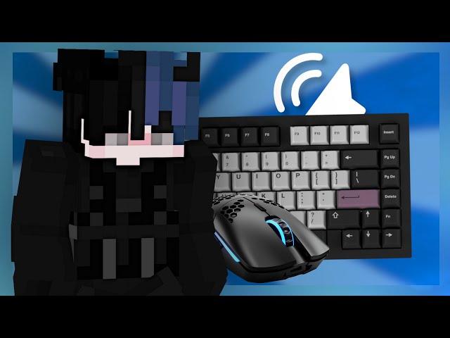 Keyboard + Mouse ASMR Sounds (Handcam) | Hypixel Bedwars