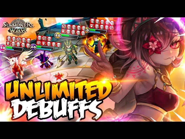 DOT/DEBUFF CLEAVE TEAMS with Bloodya - Summoners War