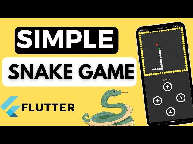 Simple Snake Game  |  Flutter UI Speed Code | 2024