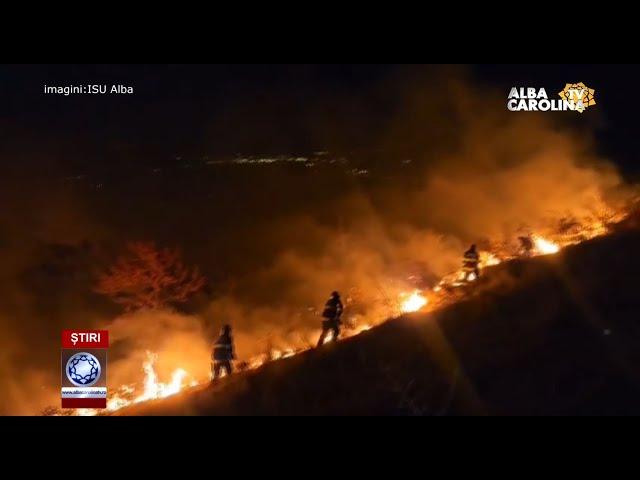 Arde pădurea la Inuri, Alba