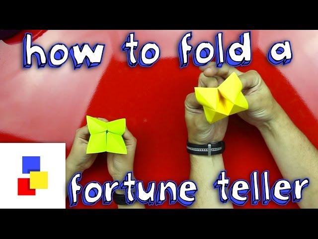 How To Fold A Fortune Teller