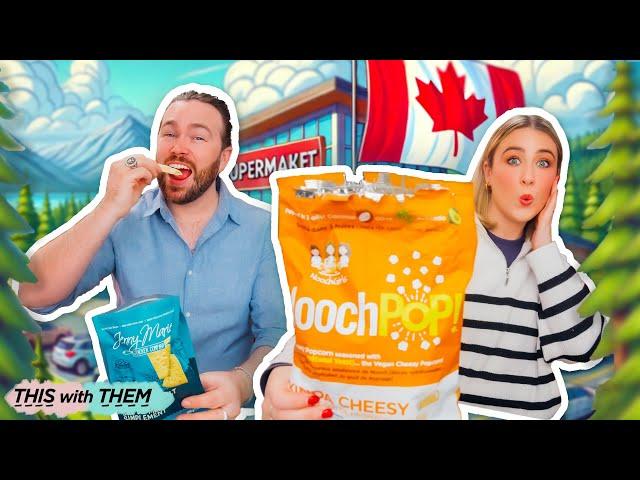 BRITISH PEOPLE TRY LOCAL SNACKS FROM VICTORIA, BC! 