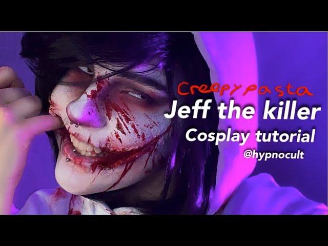 Jeff the killer Makeup - Cosplay Tutorial (Creepypasta)