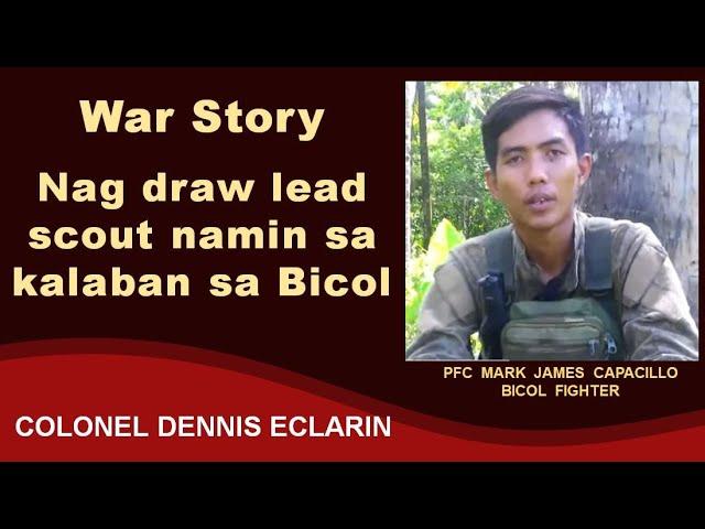 War Story: Nag draw lead scout namin sa kalaban