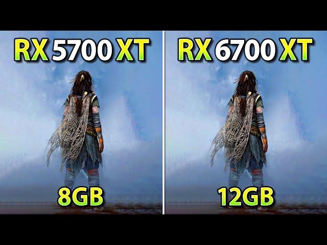 RX 5700 XT vs RX 6700 XT - Test in 11 Games + FSR 3.1 Frame Generation