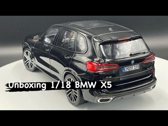 Unboxing 1/18 scale BMW X5 diecast model car from norev مجسم بي ام دبليو إكس فايف