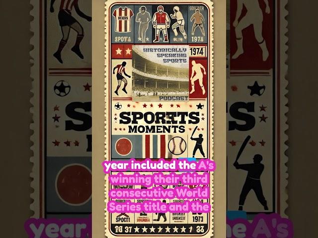 1974: A Year of Iconic Sports Moments" #70s #70ssports #muhammadali #sportshistory