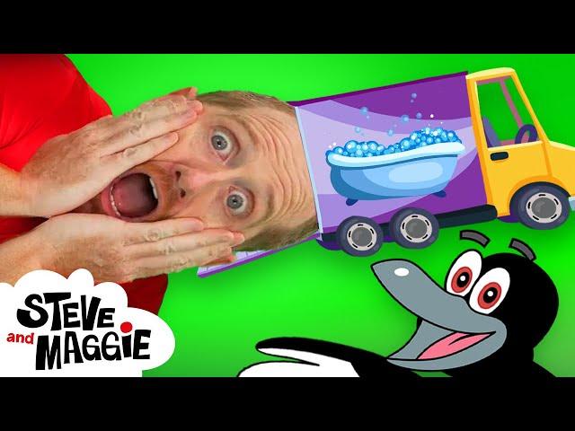 New Playground Adventure for Kids with Steve and Maggie | My House | English Magic Stories