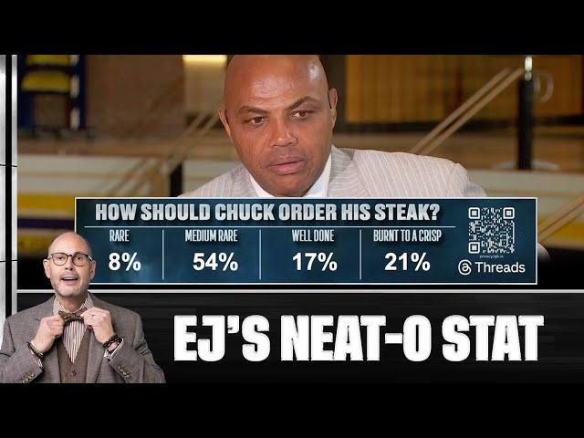 America Weighs In On Chuck's Steak Order  | NBA on TNT