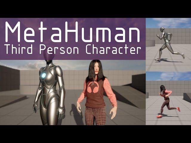 Замена персонажа в Unreal Engine 5.1: ретаргет MetaHuman to Third Person Character