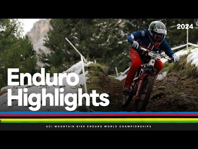 Women and Men Highlights | 2024 UCI Mountain Bike Enduro World Championships