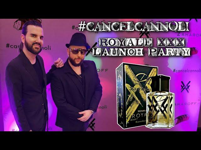 Zaharoff x Joey Cannoli Signature ROYALE XXX Launch Party Speech #cancelcannoli