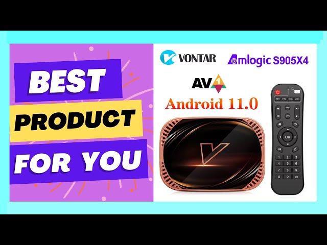 VONTAR X4 Amlogic S905X4 Smart TV Box Android