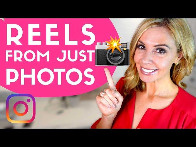 Make An Instagram Reel With JUST STILL PHOTOS! Instagram Reel Hack!