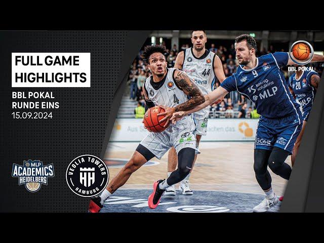 MLP Academics Heidelberg vs. Veolia Towers Hamburg - Game Highlights - BBL Pokal 1. Runde - 15.9.24