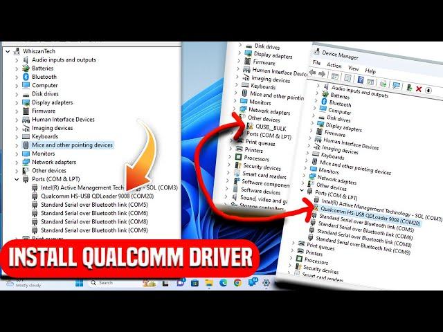 How To Install & Download Qualcomm HS USB QDLoader 9008 Driver/ QUsb_Bulk  Driver download 2024.