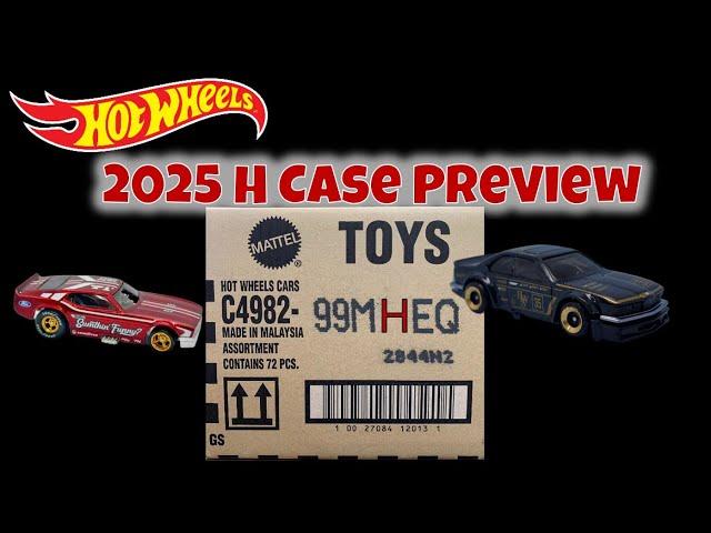 Hot Wheels 2025 H Case Preview #fyp #unboxing #supertreasurehunt