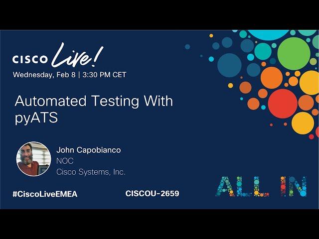 Automated Testing with pyATS