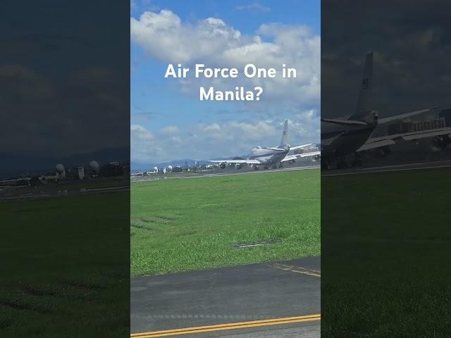 Airforce One In MANILA?? #airforce1 #manila #philippinesvlog #america