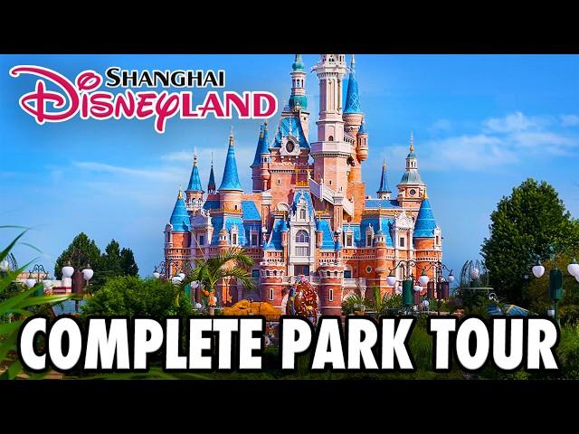 Shanghai Disneyland - Complete Walkthrough with Ride POVs [4K]