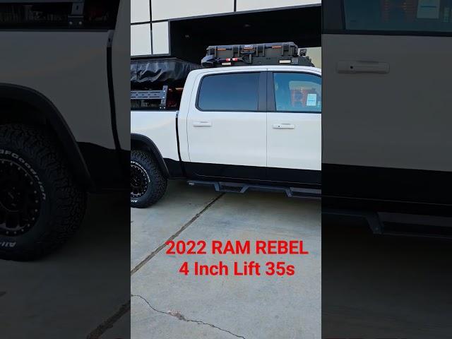 2022 Ram Rebel 4" Lift 35s