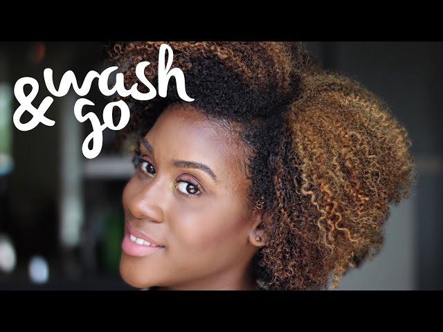 Wash & Go Tutorial  for Medium Length Natural Hair| iknowlee