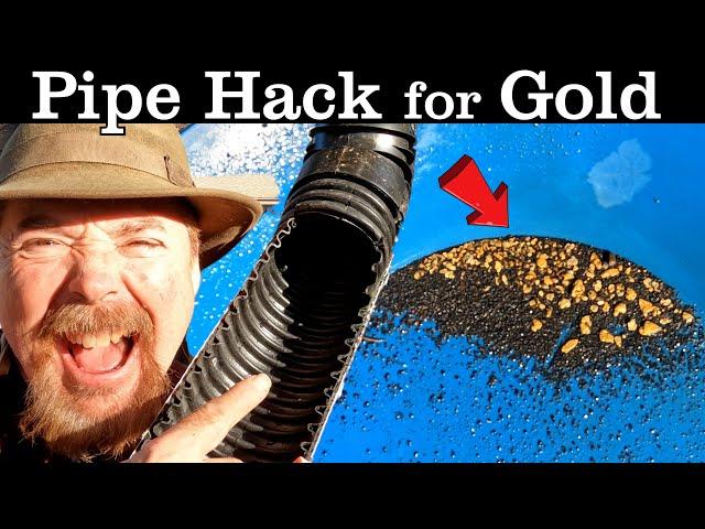 Gold Prospecting Hack - Find Gold Using a Rain Gutter! 