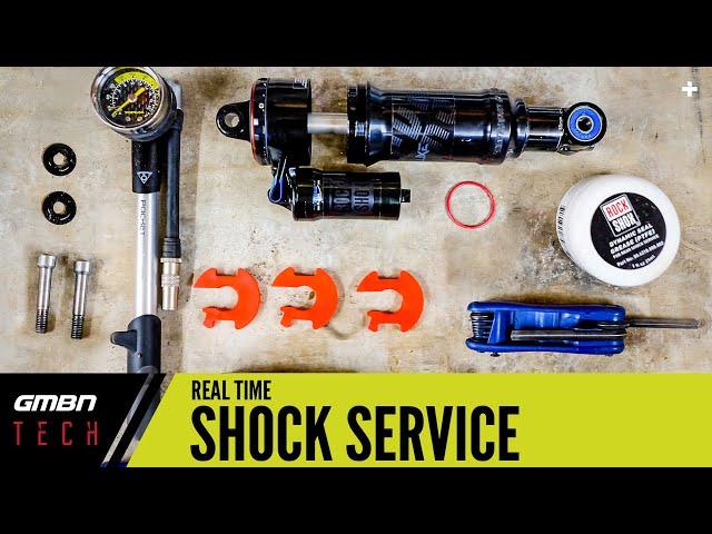 Servicing A Mountain Bike Air Shock In Real Time | Basic Suspension Service