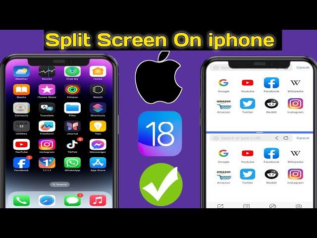 iOS 18- iPhone တွင် မျက်နှာပြင် ခွဲနည်း - iPad |  iPhone တွင် Multitasking ကိုမည်သို့ဖွင့်မည်နည်း။