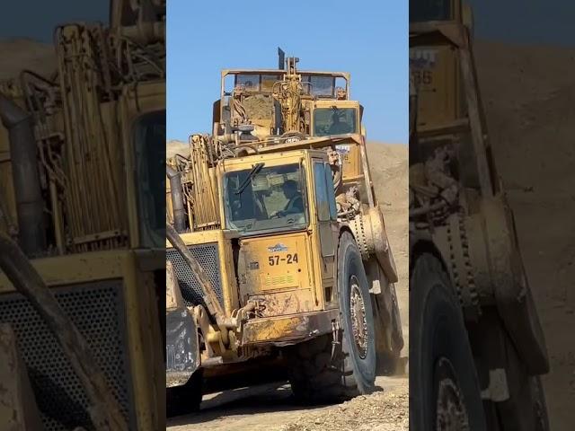 Caterpillar 657 's Scrapers   #short