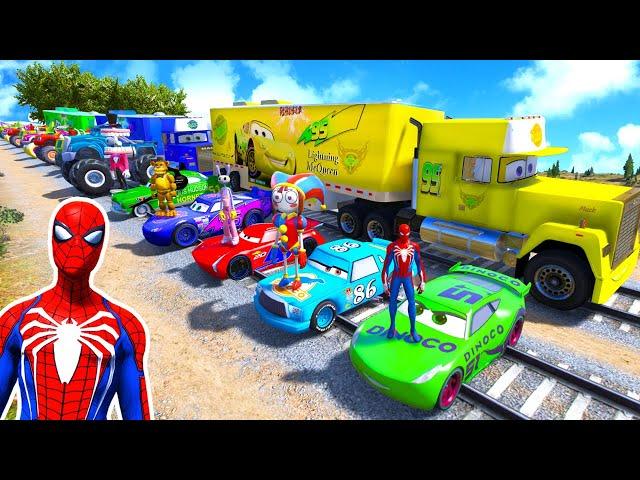 GTA V Epic New Stunt Race For Car Racing Challenge by Trevor and Shark #385