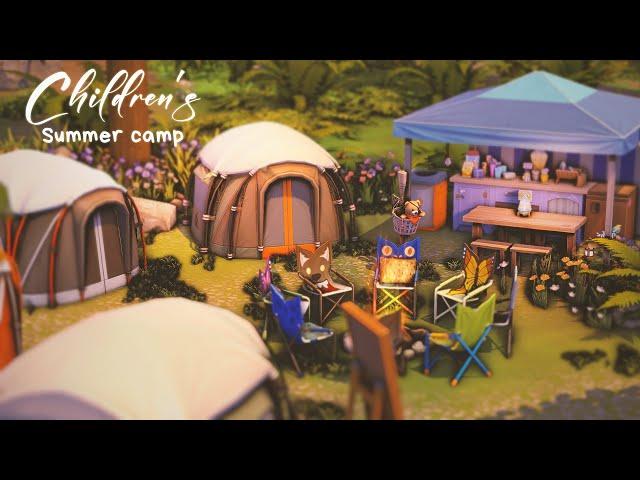 Детский летний лагерь| Summer Camp | SpeedBuild No CC | The Sims 4 | Симс 4