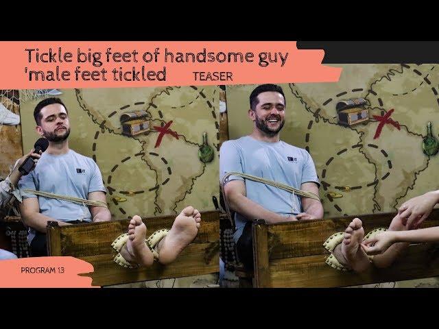 Male feet tickle torture challenge - Teaser Program 13 (desafio de cócegas)