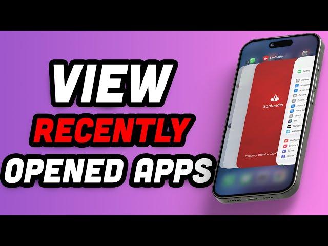 How To View Recently Opened Apps On iPhone 16 | iPhone 16 Pro | iPhone 16 Pro Max