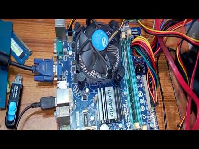 How To Repair GIGABYTE G41MT Motherboard No Dispaly Problem By Tanvir Computer & Scientist