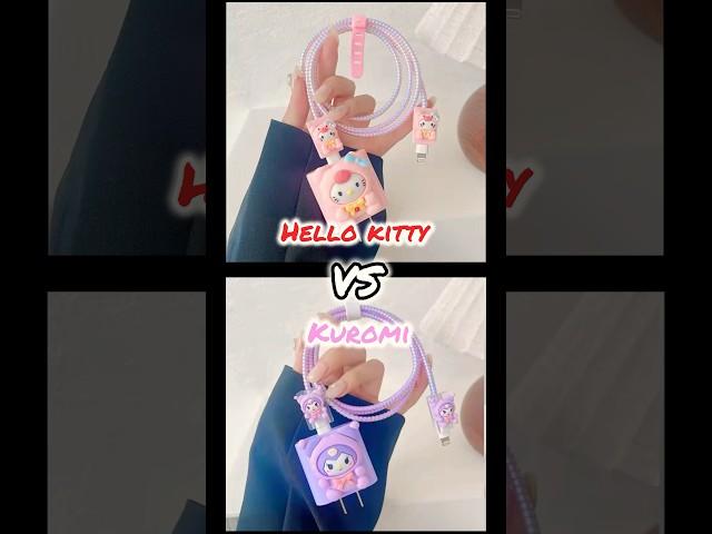 Kuromi VS hello kitty #japan #sanrio #sanriogirl #kuromi #mymelody #hellokitty #kawaii #shortsviral