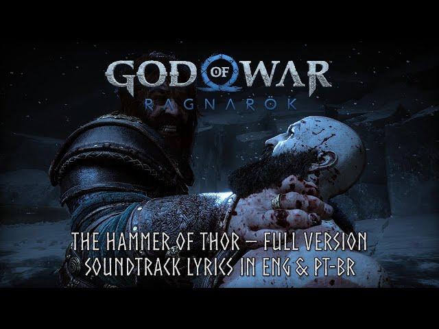 The Hammer of Thor (Full Version) | Soundtrack Lyrics in ENG & PT-BR | God of War Ragnarök | 4K UHD