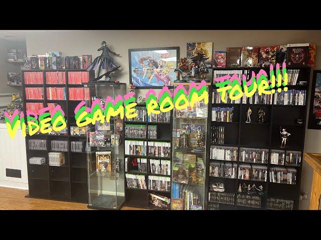 A nearly complete tour of my video game room!