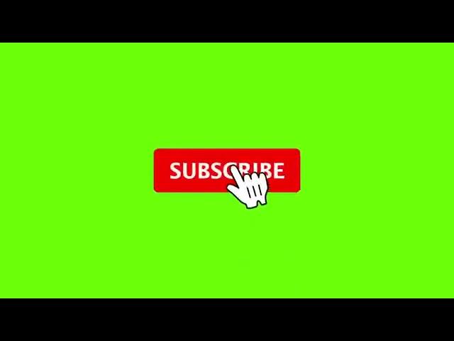 YouTube green screen subscribe button animation in 5 seconds with bell sound || No copyright