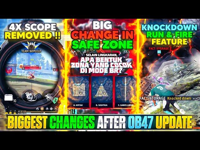 OB47 UPDATE FREE FIRE l FREE FIRE NEW UPDATE l FREE FIRE OB47 UPDATE CHANGES | FF OB47 UPDATE