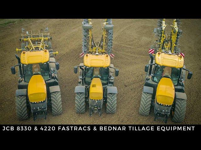 JCB 8330 & 4220 FASTRACS & BEDNAR TILAGE EQUIPMENT