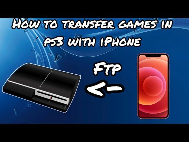 How to transfer Games in PS3 using FTP with iPhone