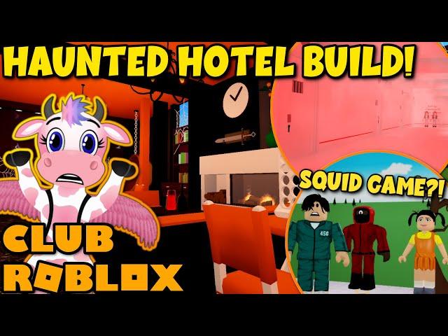  HAUNTED HOTEL BUILD! | Hotel Build Tour In Club Roblox! 