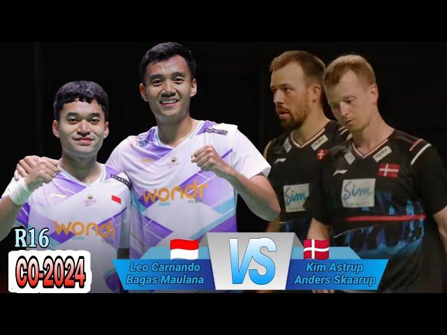 Leo Rolly Carnando/Bagas Maulana vs Kim Astrup/Anders Skaarup || R16 China Open 2024