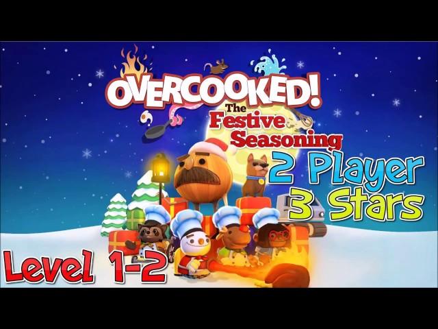 Overcooked The Festive Seasoning, 1-2, 3 Stars, 2 Player